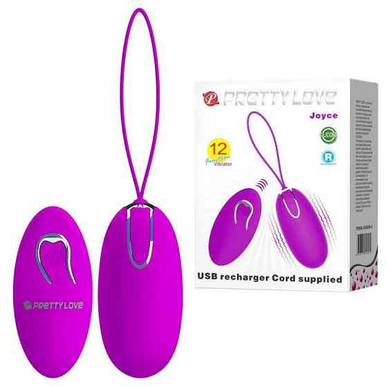 Перезаряджаюче віброяйце з пультом ду PRETTY LOVE-Joyce, BI-014362W-10 Sex Aura Київ