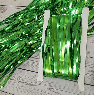 Дождик для фотозоны длинный 4 м на 1 м зеленый Киев - изображение 9