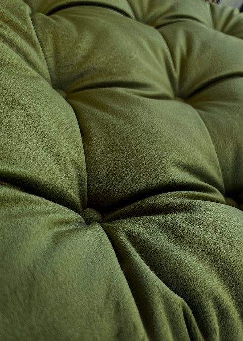 Подушка для стільців (40x40х5 см) Decorator Velour колір оливковий 84-119 Київ - фото 2