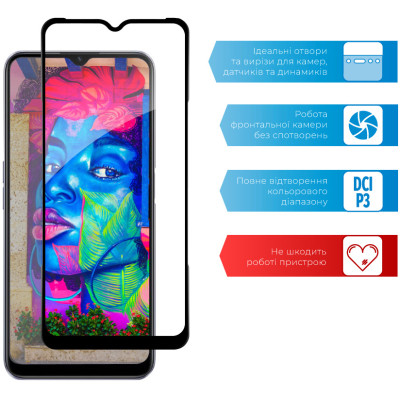 Стекло защитное ACCLAB Full Glue Realme C31 (1283126540721) Винница - изображение 4