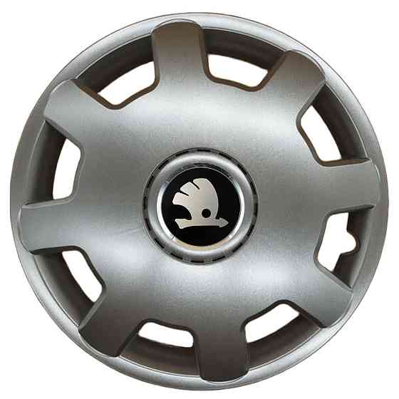 Автомобильные модельные колпаки R13 Skoda 105 4шт, SJS, серебристые Киев