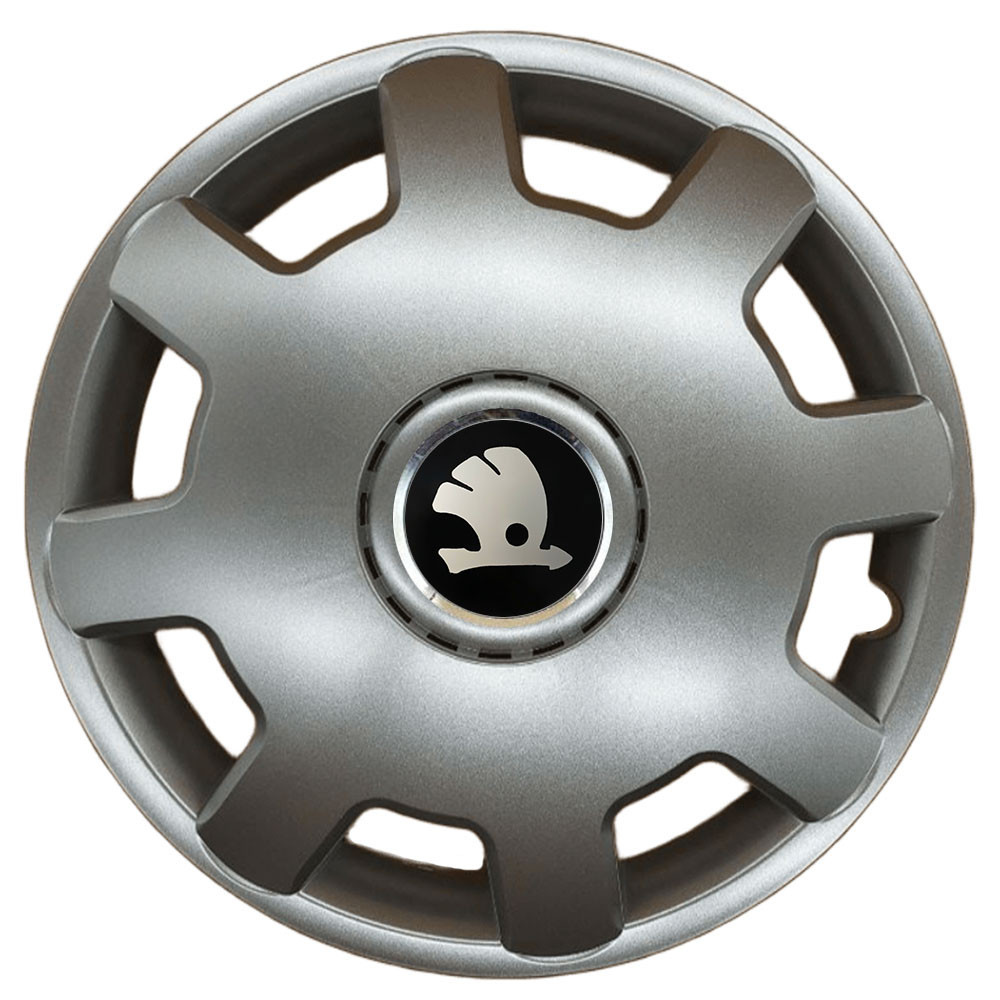 Автомобильные модельные колпаки R13 Skoda 105 4шт, SJS, серебристые Киев - изображение 1