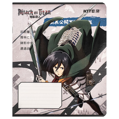 Тетрадь Kite Attack on Titan, 12 листов, клетка (AT24-232) Винница - изображение 7