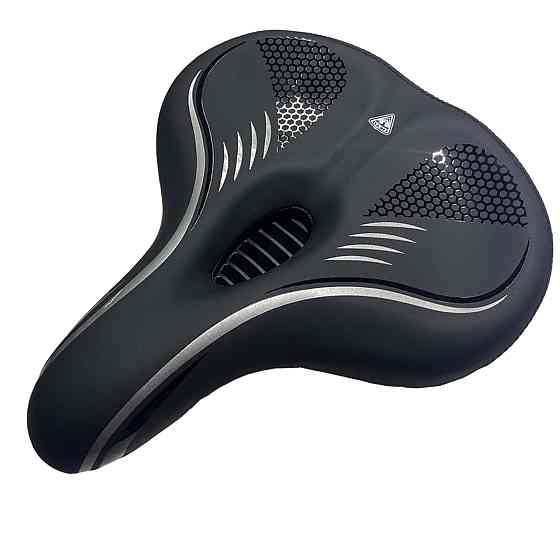 Сідло для велосипеда анатомічне, дуже зручне Feel Fit ZD-034 Чорний Бровари