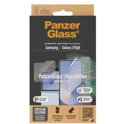 Стекло защитное PANZERGLASS Samsung Galaxy Flip6 Glass & Film (PG_7370) Винница - изображение 4