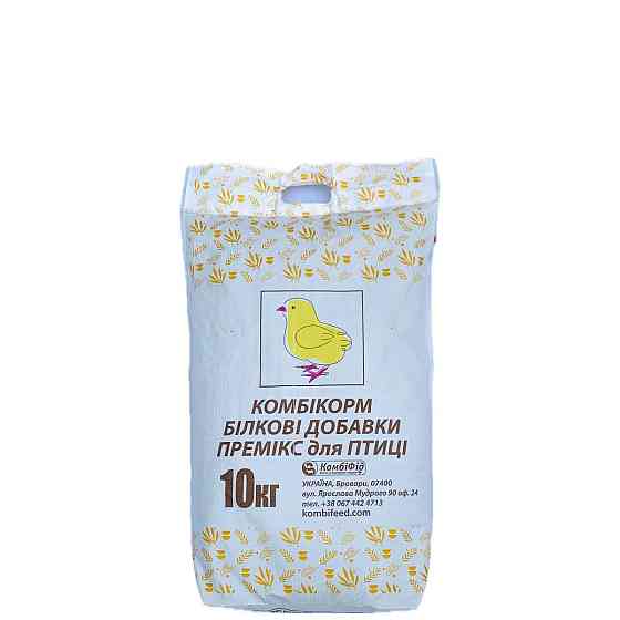 Білкова вітамінно-мінеральна добавка Комбі квеіл 46% БВМД для перепелів від 1 до 10 днів 10 кг, КомбіФід Вінниця