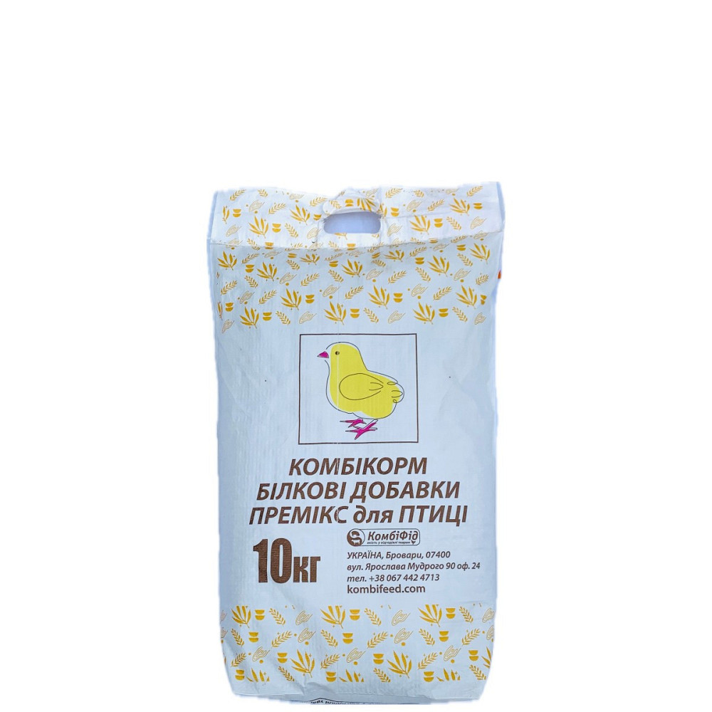 Білкова вітамінно-мінеральна добавка Комбі квеіл 46% БВМД для перепелів від 1 до 10 днів 10 кг, КомбіФід Вінниця - фото 1
