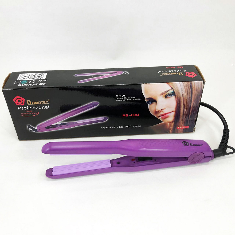 Утюжок выпрямитель для волос с терморегулятором Domotec, Плойка-выпрямитель, Плойка выравниватель MR-96 Львов - изображение 9