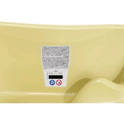 Ванночка Ok Baby Onda з анатомічною гіркою і термодатчиком, жовтий (38231300) Вінниця - фото 5