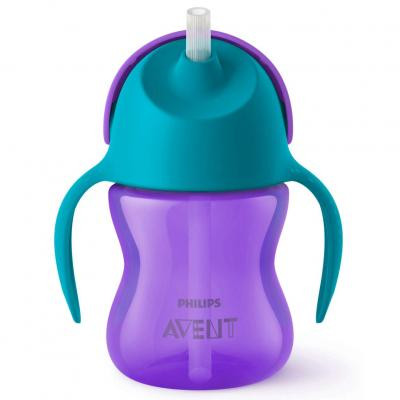 Поїльник-непроливайка Philips AVENT з трубочкою 210 мл 9 міс+, бузковий (SCF796/02) Вінниця - фото 2