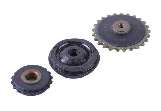 Натягувач ланцюга, к-т: ролики 3 шт. - Актив/Дельта/Альфа Мукачево - фото 1