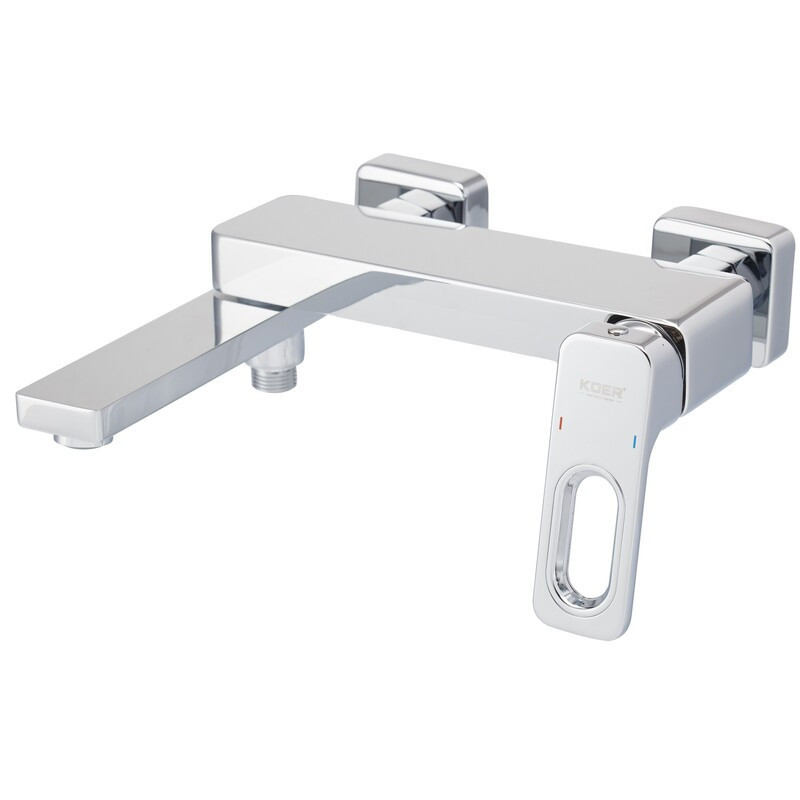 Змішувач для ванної Koer KB-41031-01 з коротким виливом KR5436 Харків - фото 5