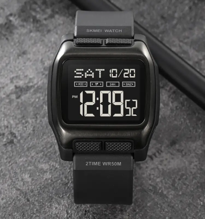Годинник чоловічий спортивний наручний Skmei 2193 (Чорний з чорним циферблатом) Вінниця