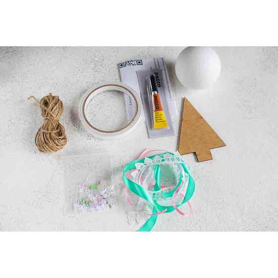 Дитячий набір творчості «Декорування іграшки на ялинку» НГ-003 2 основи Вінниця