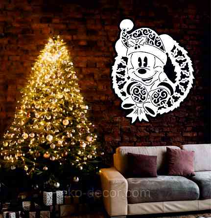 Декоративное настенное Панно «Микки Маус», Декор на стену 110*88 см Киев