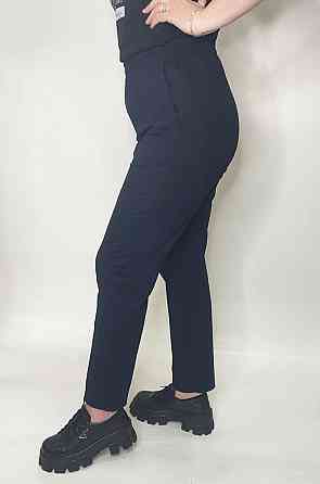 Брюки женские трикотажные прямые Темно-cиний 42-44 Харьков