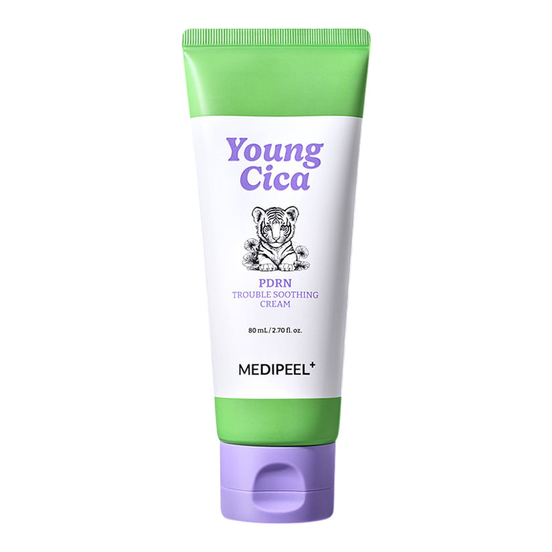 Крем успокаивающий с центеллой и PDRN Young Cica PDRN Trouble Soothing Cream Medi-Peel 80 мл Киев - изображение 2