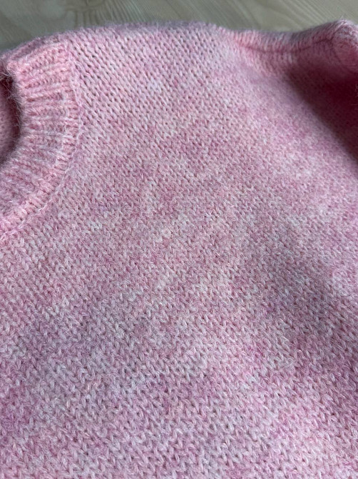 Свитер женский Fancy Matinee 6119 оверсайз меланж, розовый, one size Киев - изображение 12