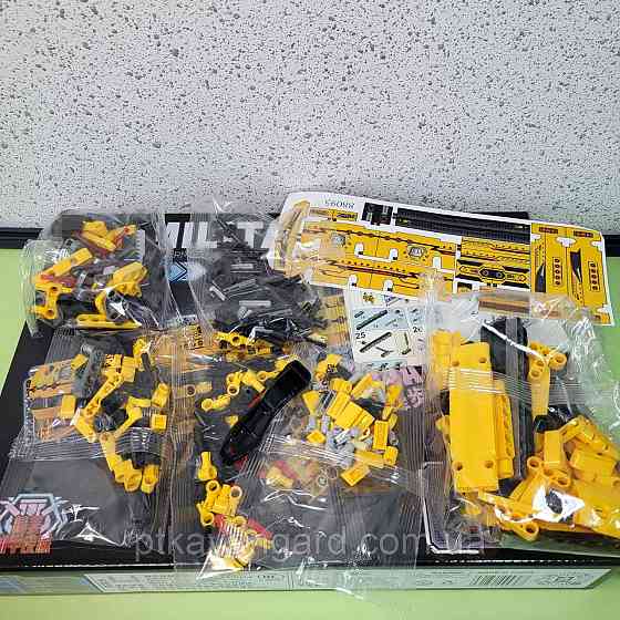 Конструктор блоковий автомат М4А1 452 деталі 88095 жовтий Хмельницький