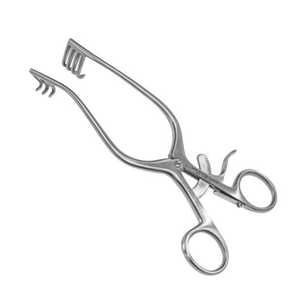 Ретрактор дитячий Adson довжина = 20 cм, зубці = 3:4, гострий, J-19-293 Дніпро - фото 1