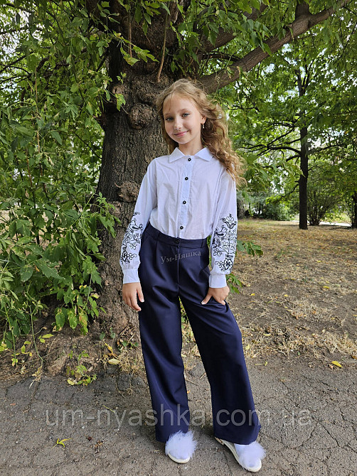 Школьный брючный костюм с жилеткой р.128-152 Кривой Рог - изображение 8