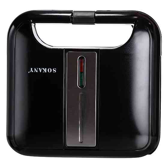 Вафельниця з антипригарним покриттям, швидким нагріванням і квадратною формою вафель 750 Вт Sokany SK-08070 Київ