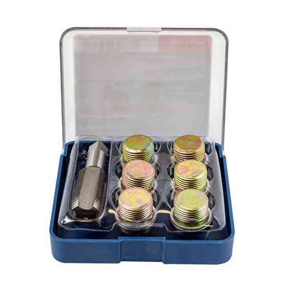 Набір для відновлення різьблення маслозливних отворів піддону M20х1,5мм (7пр.) ROCKFORCE RF-917G20 Одеса