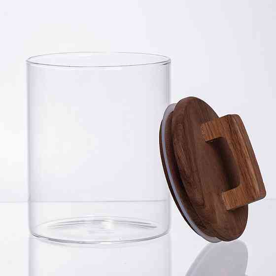 банка для сипучих продуктів з бамбуковою кришкою 800 мл 64486-65 Коломыя