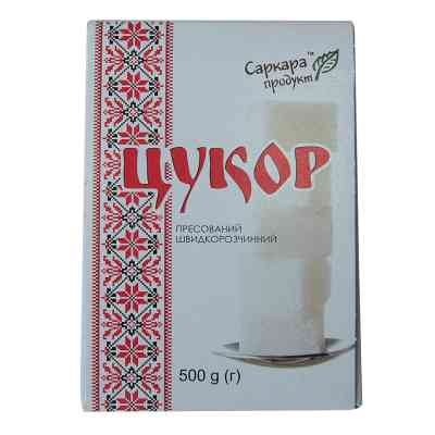 Цукор Саркара продукт швидкорозчинний у формі кубика 500 г (коробка) (15113) Вінниця