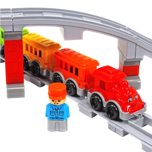 Іграшка Конструктор Залізниця Технок 1300 Житомир - фото 5