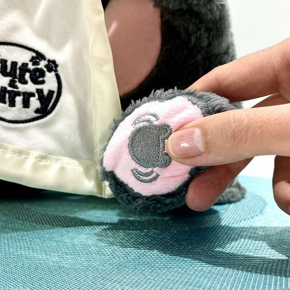 Ведмедик казкар інтерактивний грає в хованки розповідає казки Сірий (M 5843 I UA) Чернігів - фото 5