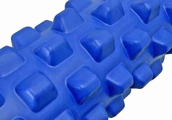 EasyFit Масажний ролик EasyFit Grid Roller PRO 33 см Синій Коломия