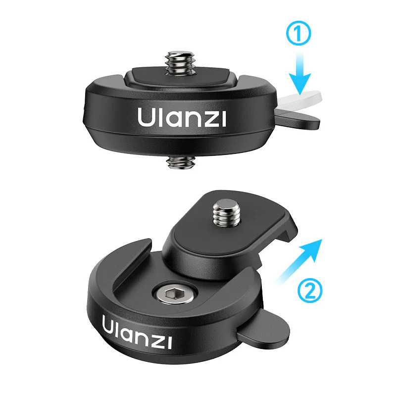 Прищепка-магнит на рюкзак одежда с быстросъемной платформой Ulanzi CK02 Киев - изображение 2