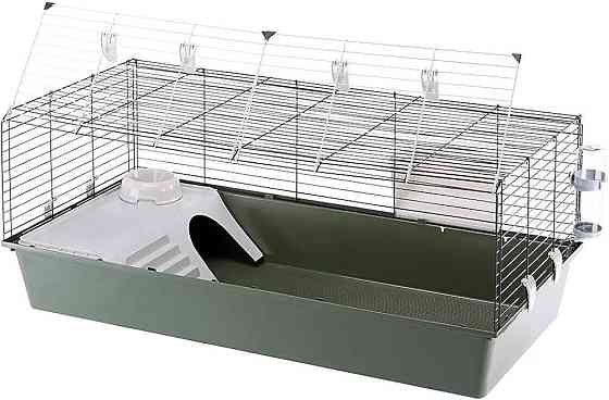 Велика клітина для кроликів і морських свинок Ferplast Rabbit 120 (Ферпласт Реббіт 120) Сіра Запоріжжя