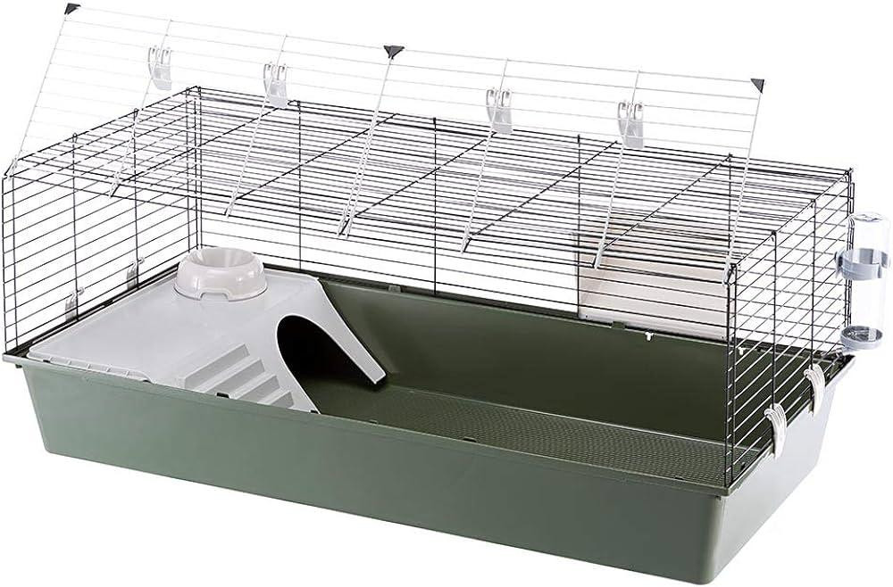 Велика клітина для кроликів і морських свинок Ferplast Rabbit 120 (Ферпласт Реббіт 120) Сіра Запоріжжя - фото 1