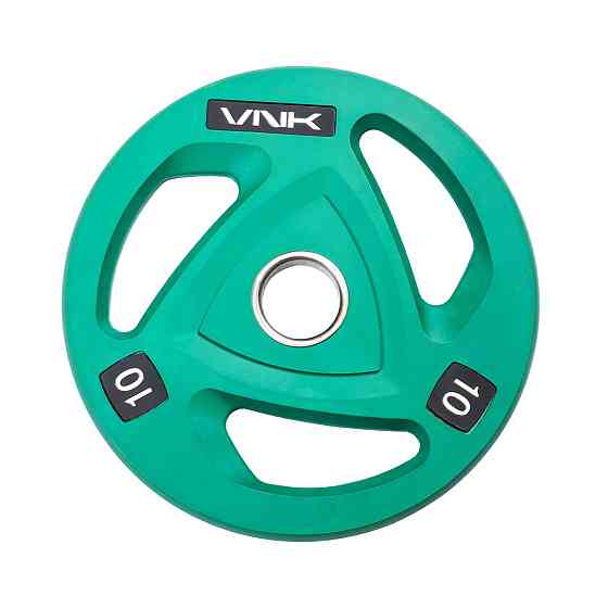 Спортивний диск для штанги VNK PRO професійний диск для фітнесу та силових тренувань 10 кг (1 шт) Київ