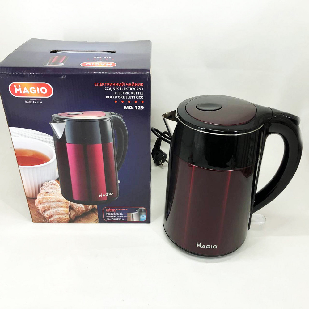 Чайник металевий для дому, Чайники металеві з нержавіючої сталі, Чайник красивий електричний IF-93 Івано-Франківськ - фото 1