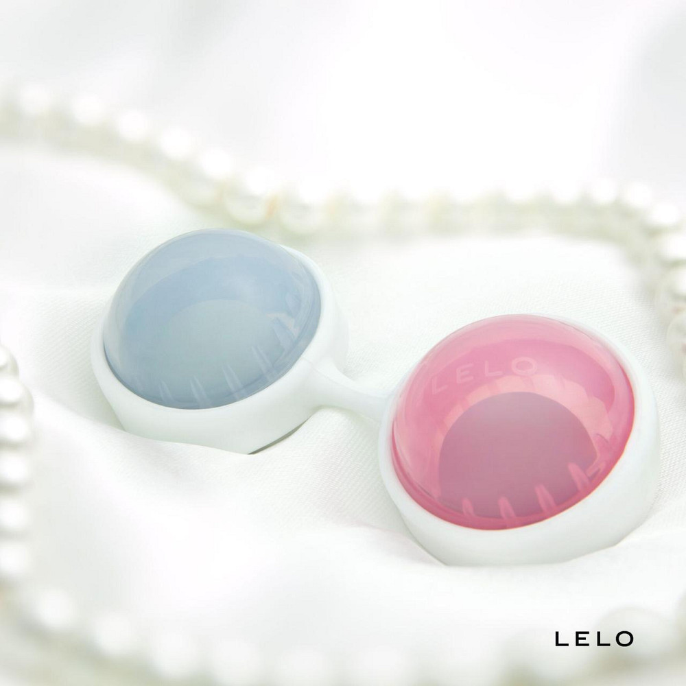 Набір вагінальних кульок LELO Beads Mini, діаметр 2,9 см, змінне навантаження, 2х28 та 2х37 г Sex Aura Київ - фото 5