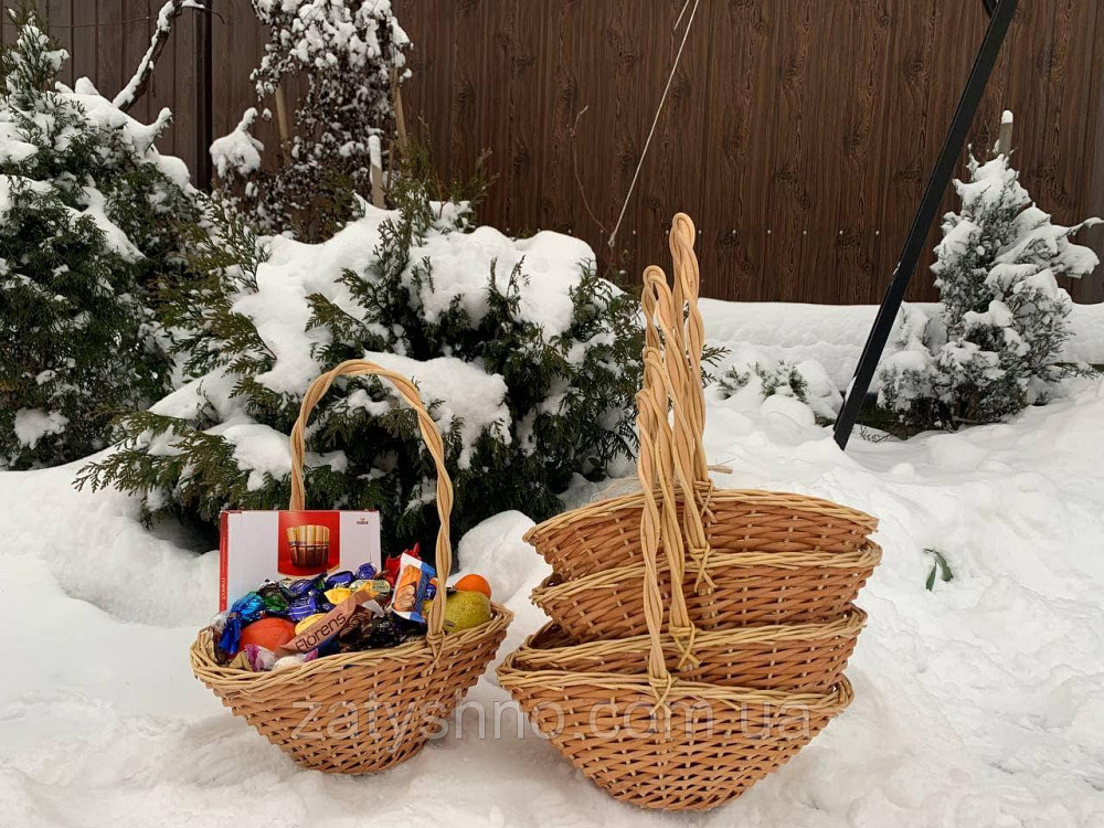 Корзина из лозы для фруктов и подарков Киев - изображение 6