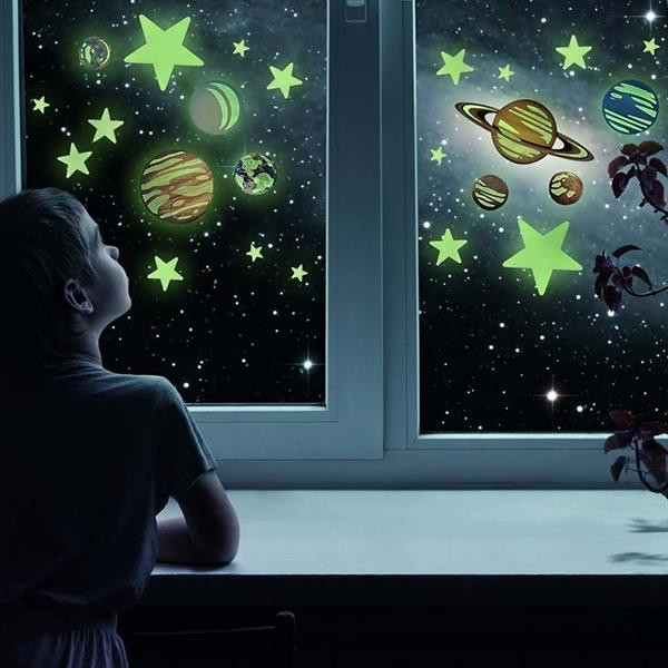 Набір сяючих наклейок 4M Планети і 20 зірок (00-05635) Харків - фото 12