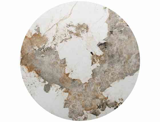 Журнальний столик RONDO білий PANDORO/горіх д.45*50 Днепр