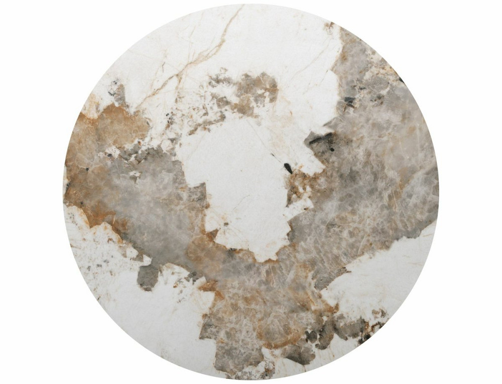 Журнальний столик RONDO білий PANDORO/горіх д.45*50 Днепр - изображение 2