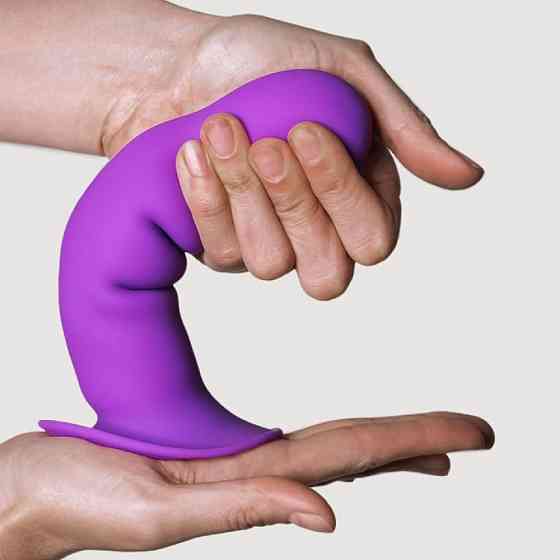 Фаллоимитатор термореактивный Adrien Lastic Hitsens 3 фиолетовый Sex Aura Киев
