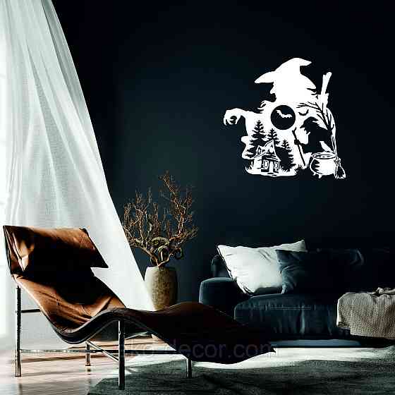 Декоративное настенное Панно «Хеллоуин», Декор на стену 90*90 см, Белый Киев