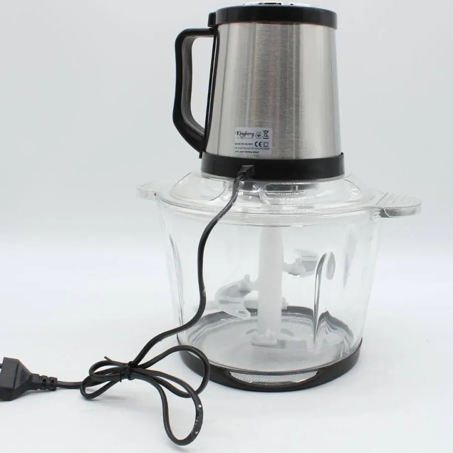 Кухонный измельчитель KB-2007 с стеклянной чашей 3 л, 800 Вт, для мяса, овощей и льда Одесса - изображение 4