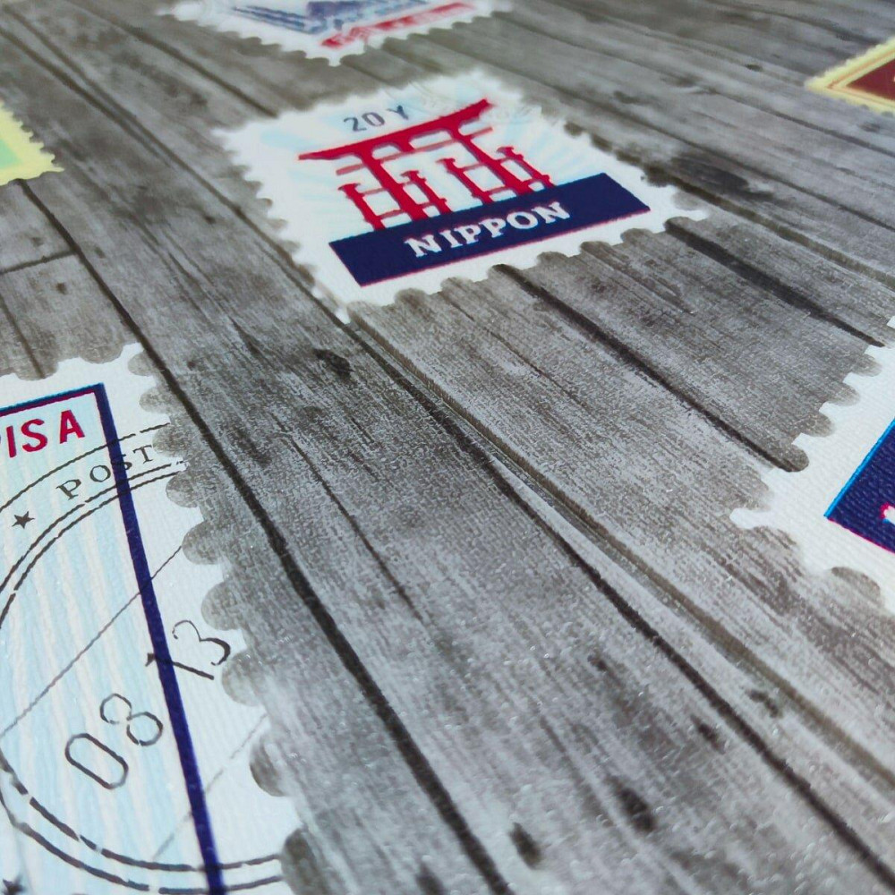 Самоклеящаяся 3D панель Поштові марки Киев - изображение 2