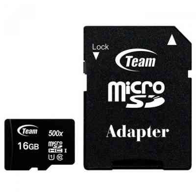 Карта пам&apos;яті Team 16GB microSD class 10 UHS-I (TUSDH16GCL10U03) Вінниця