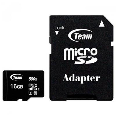 Карта пам&apos;яті Team 16GB microSD class 10 UHS-I (TUSDH16GCL10U03) Вінниця - фото 1