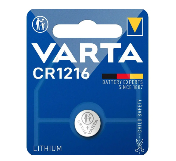 Батарейка дискова VARTA CR 1216 3V 1 шт. Рівне