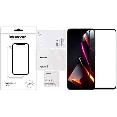 Скло захисне BeCover Nubia V70 Design Black (713455) Вінниця